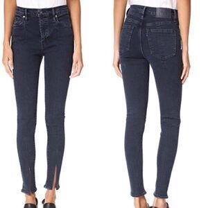 Levi’s Made & Crafted Silver High Skinny Jeans